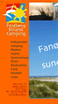 Mobile Screenshot of feldbergstrandcamping.dk